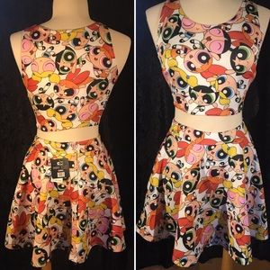 Hot Topic Powerpuff Girls Two Piece Set